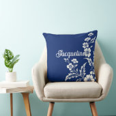 青磁器製開花 クッション (椅子)