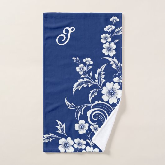 青磁器製開花 バスタオルセット (ハンドタオル)