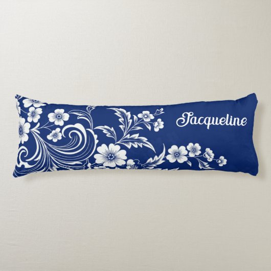 青磁器製開花 ボディピロー (正面)