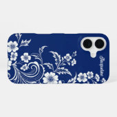 青磁器製開花 iPhone 16ケース (裏面横)