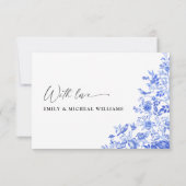 青磁結婚器フラット サンキューカード (裏面)