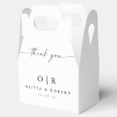 青磁結婚式の引き出物箱 フェイバーボックス (オープン)