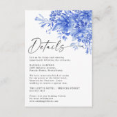 青磁花卉婚礼细节 エンクロージャーカード (正面)