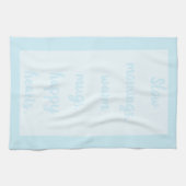 青磁 – 白 キッチンタオル (横)