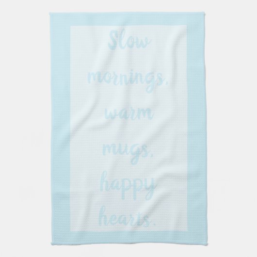 青磁 – 白 キッチンタオル (縦)