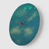 青空かわいらし灯 ラージ壁時計 (傾斜)