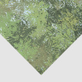 青空がのぞく緑の葉の木々 アート 薄葉紙 (詳細)