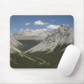 青空が付いている谷のmountain湖 マウスパッド (マウス)
