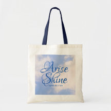 青空が現感動的れ、聖書の聖句を輝かせる