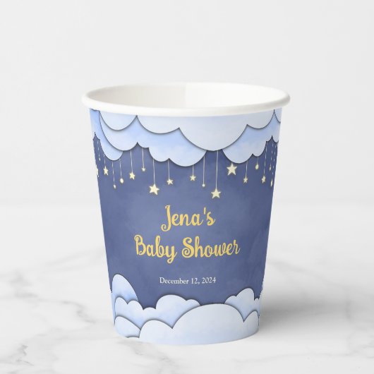 青空つる星 –  紙コップ (左)