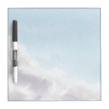 青空とふわふわの雲 | ホワイトボード メッセージ ボード