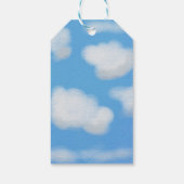 青空とふわふわ雲　ありがとう ギフトタグ (裏面)
