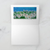 青空とデイジー カード (内部)