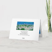 青空とデイジー カード (裏面)