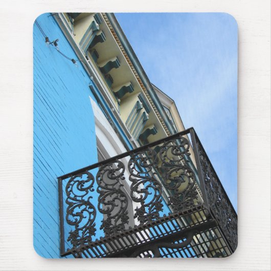 青空とビル マウスパッド (正面)