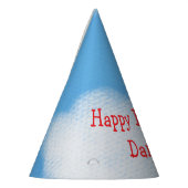 青空とフワフワ雲誕生日 パーティーハット (左)