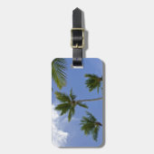 青空とヤシの木 ラゲッジタグ (正面縦)
