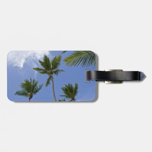 青空とヤシの木 ラゲッジタグ (裏面横)