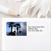 青空とヤシの木 ラベル (インサイチュ)