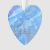 青空と木々2020年クリスマスオーナメント オーナメント (正面)