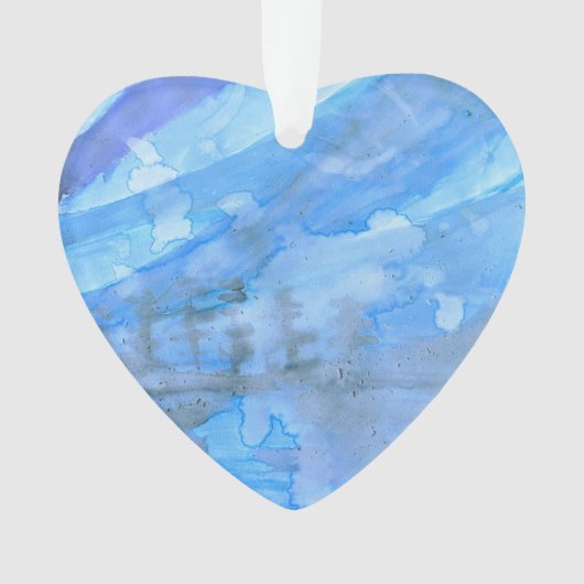 青空と木々2020年クリスマスオーナメント オーナメント (正面)