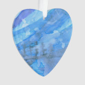 青空と木々2020年クリスマスオーナメント オーナメント (正面)