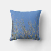 青空と木の枝 クッション (裏面)