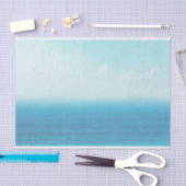 青空と熱帯ビーチの夏の日 薄葉紙 (クラフト)