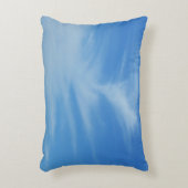 青空と白い雲の抽象芸術自然写真 アクセントクッション (正面(垂直))