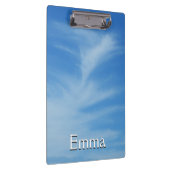 青空と白い雲の抽象芸術自然写真 クリップボード (右)