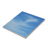 青空と白い雲の抽象芸術自然写真 タイル (側面)