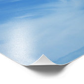 青空と白い雲の抽象芸術自然写真 フォトプリント            (角)