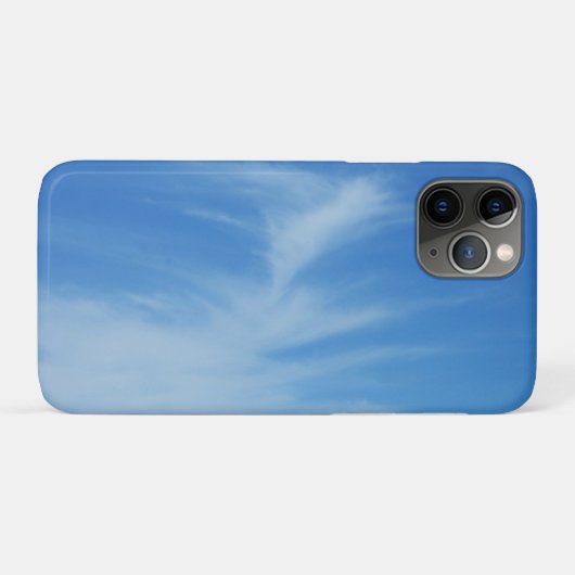 青空と白い雲の抽象芸術自然写真 Case-Mate iPhoneケース (裏面(横))
