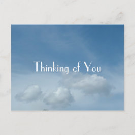 青空と白い雲はがき。 ポストカード