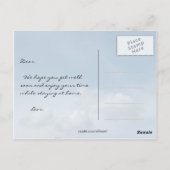 青空と白い雲はがき。 ポストカード (裏面)