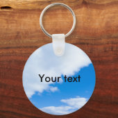 青空と白い雲 キーホルダー (正面)