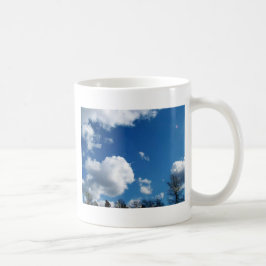 青空と白い雲 コーヒーマグカップ