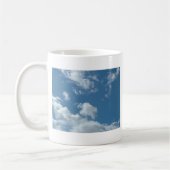 青空と白い雲 コーヒーマグカップ (左)