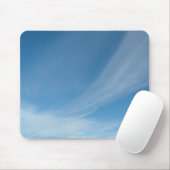 青空と白い雲 マウスパッド (マウス)