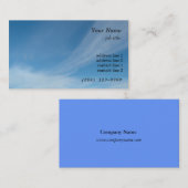 青空と白い雲 名刺 (正面/裏面)