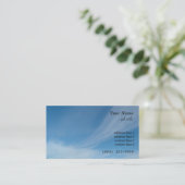 青空と白い雲 名刺 (スタンド正面)