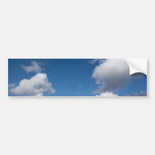 青空と白雲 バンパーステッカー