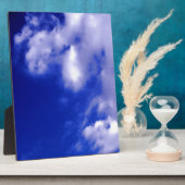 青空と白雲 フォトプラーク (側面)