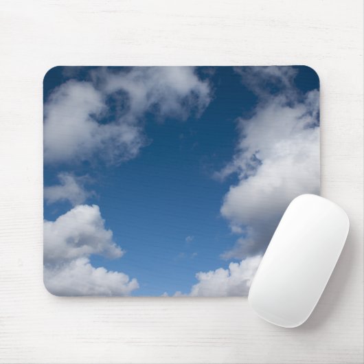 青空と白雲 マウスパッド (マウス)