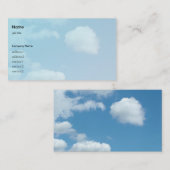青空と白雲 名刺 (正面/裏面)