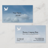 青空と白雲 名刺 (正面/裏面)