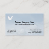 青空と白雲 名刺 (裏面)