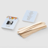 青空と葉の葬儀式次第 ハンドファン (組立なし)