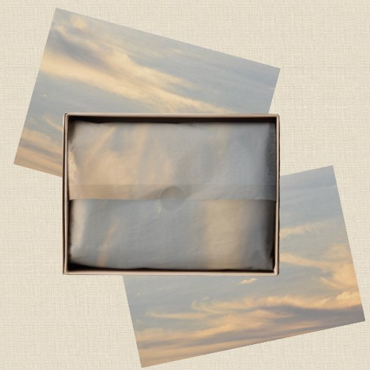 青空と金の雲の写真 薄葉紙