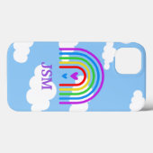 青空と雲とカラフルな虹 Case-Mate iPhoneケース (裏面 (横))